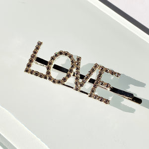 LOVE Hair Clip - GlitzChix Glam 